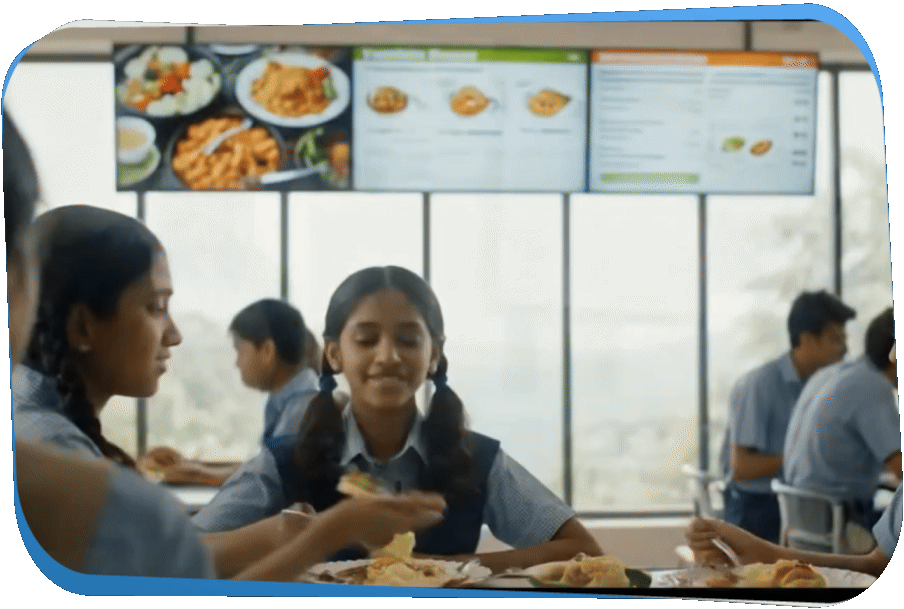 Smart Menu Boards in the Cafeteria