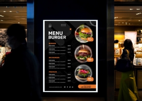 QSR Restaurant_Let restaurant digital signage drive the tide in your favour