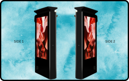 Double sided displays